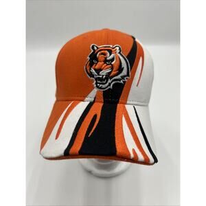 VINTAGE Reebok Cincinnati Bengals Fitted Hat Cap ADULT Size ONE SIZE FIT ALL